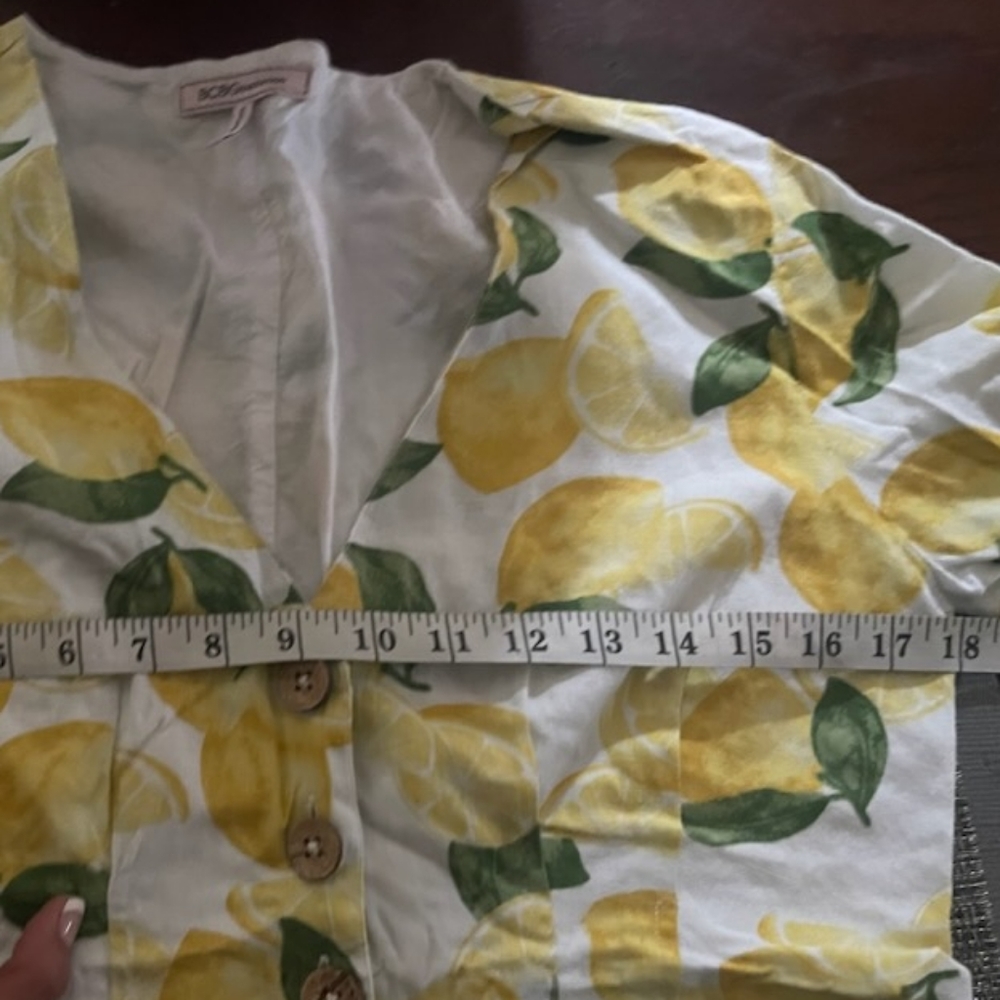 Bcbgeneration Womens Button Front Flutter Sleeve … - image 5